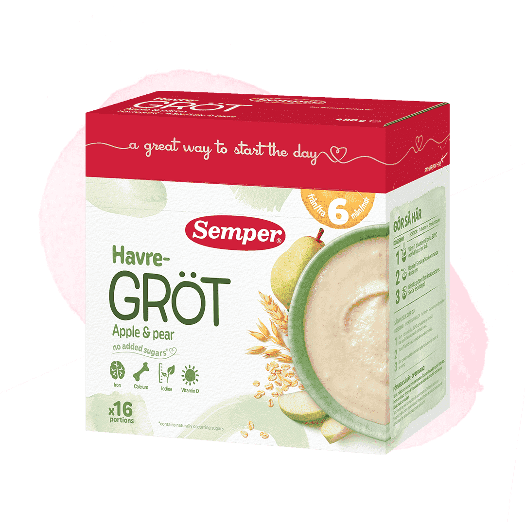 Porridge apple pear