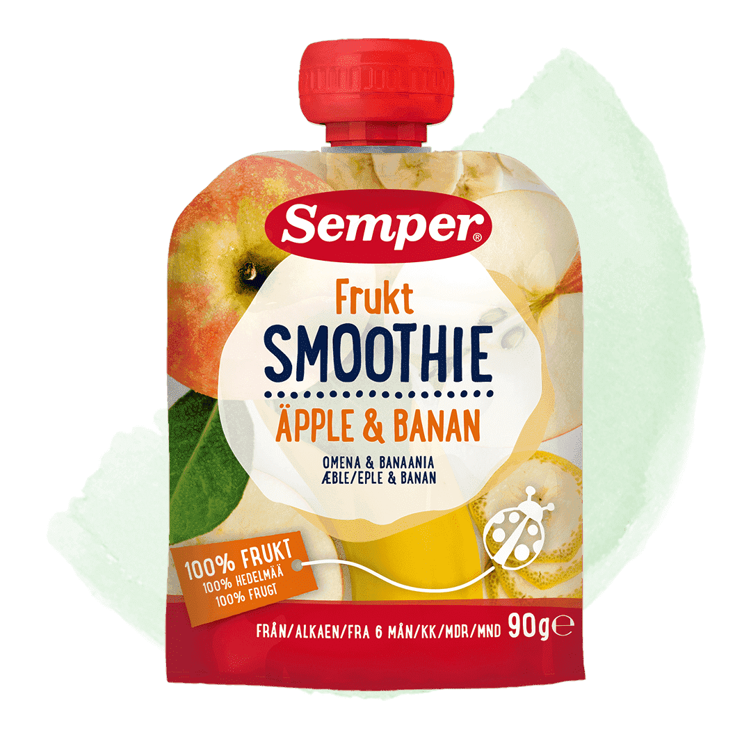 Smoothie frugt med æble & banan