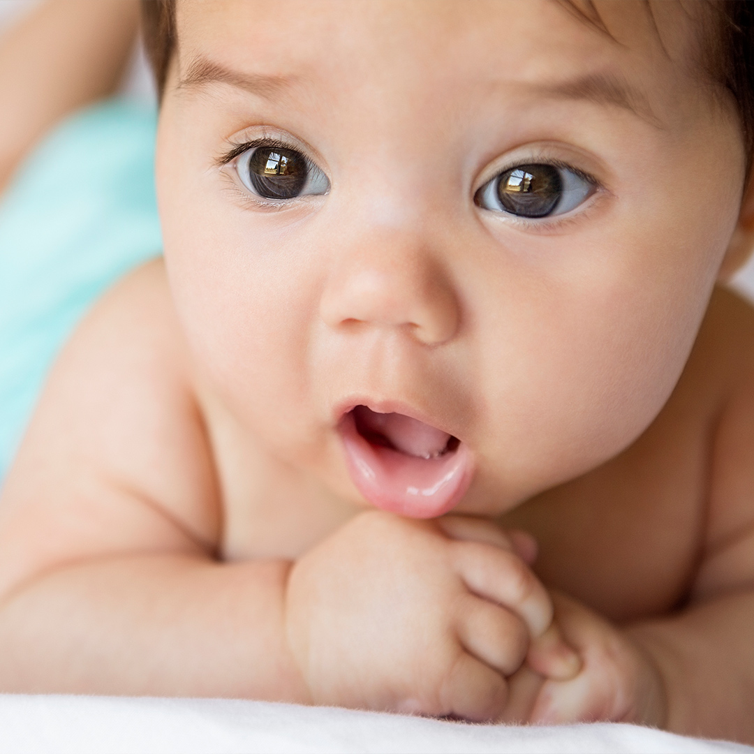 Close up of baby 