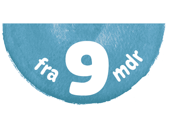 fra 9 mdr