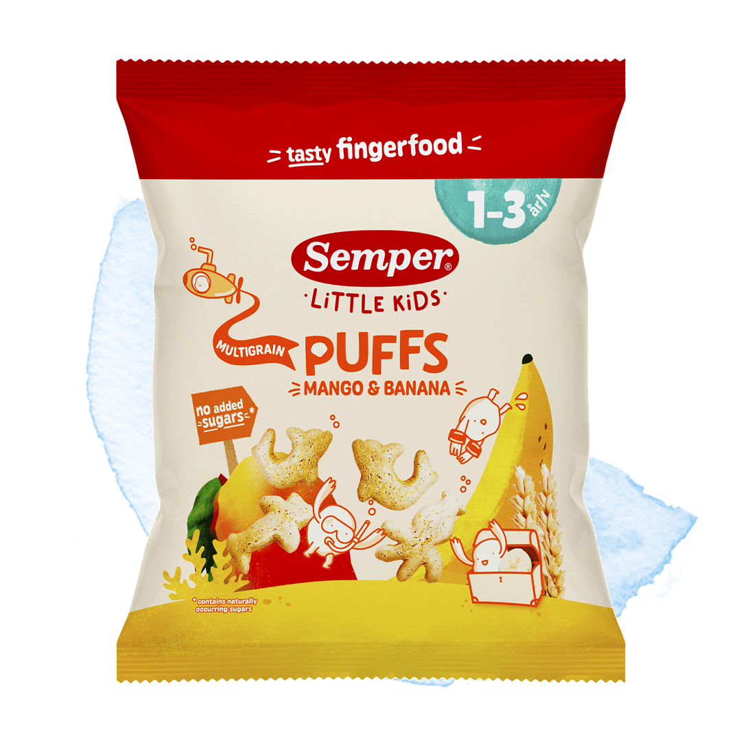 Little Kids Multigrain Puffs Mango & Banana ØKO 